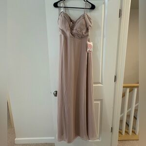 Birdy Grey Taupe Maxi Dress Medium